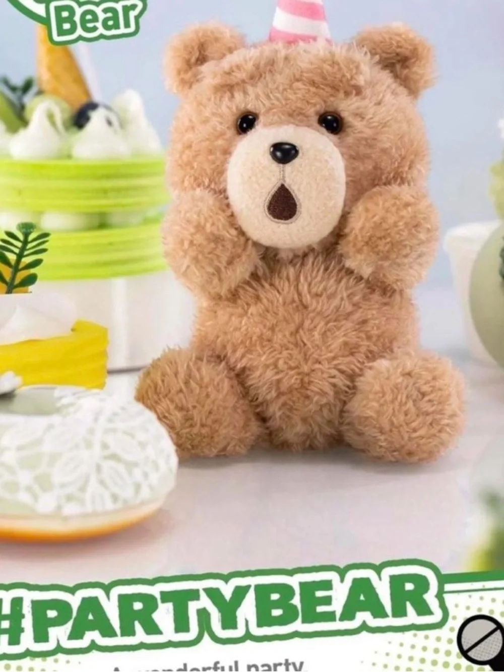 POP MART TED2 Party Bear Collectible w/FREE Outfit - Picture 8 of 9
